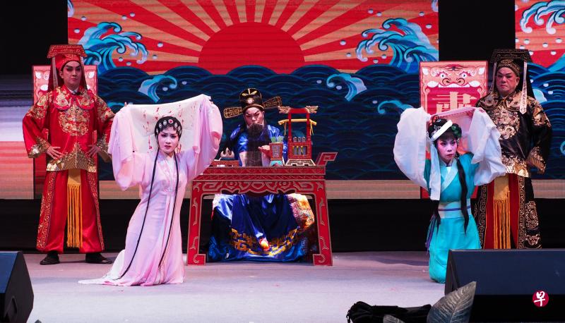 南华的《告亲夫》，曾在2018年到柬埔寨金边演出。（南华提供）