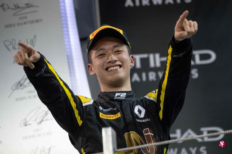 周冠宇将在2022赛季代表阿尔法·罗密欧车队征战F1赛事。（法新社档案照片）