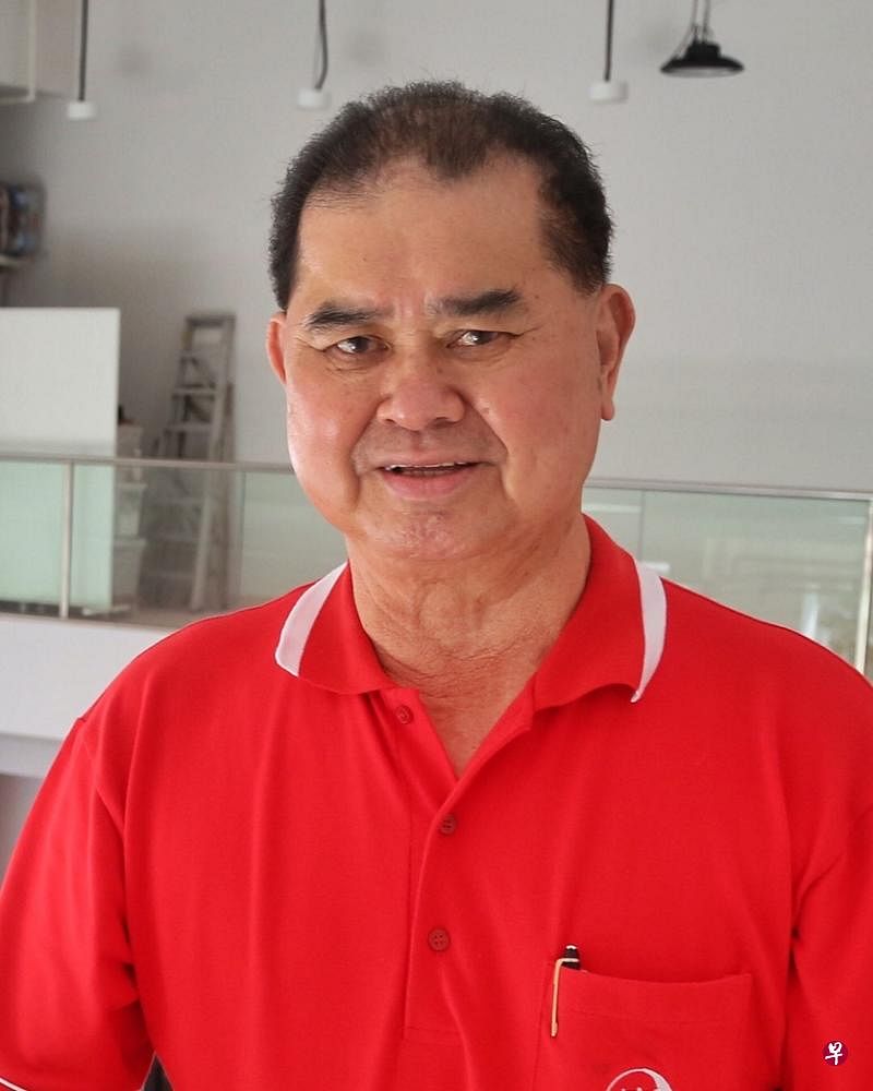 韮菜芭城隍庙联谊会总务陈添来称尚未收到林水金的临时禁制令，明天会召开会员大会。（档案照片）