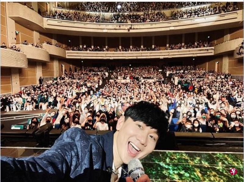 林俊杰上个月的演唱会，2000人没有“距离感”，气氛更热烈。（IG图）