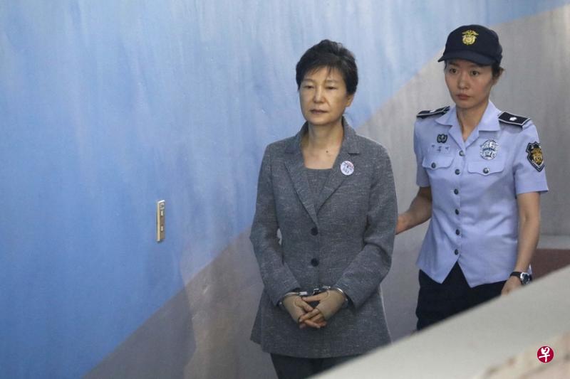　韩国前总统朴槿惠2017年3月被拘留，至今已被羁押近4年零9个月。（法新社）