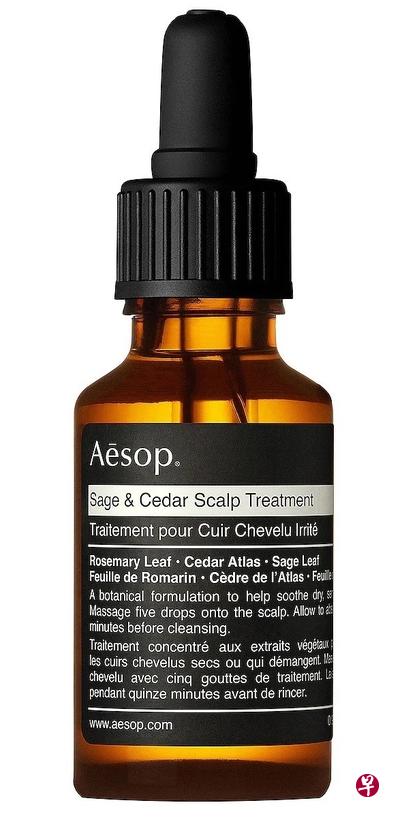 Aesop的头皮调理精油帮头皮纾压。（取自品牌官网）