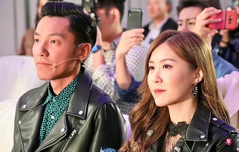 张颕康（左）在《逆天奇案》中爱妻成魔，为了刘佩玥（右）饰演的妻子报仇而滥杀无辜。