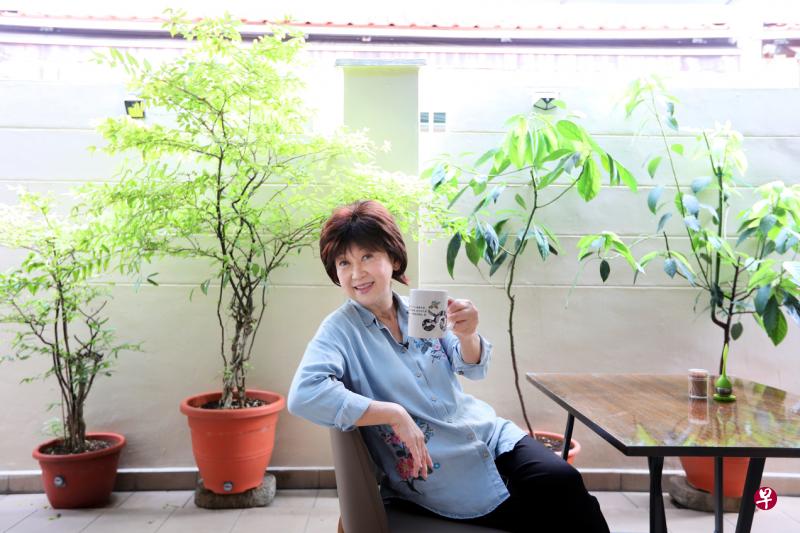 朱咪咪自认家里住得舒服开心最重要，无须是豪宅。