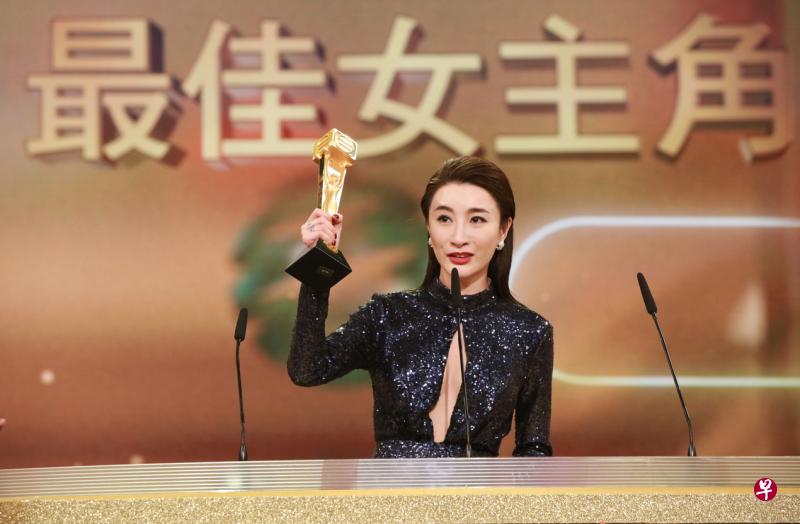 林夏薇凭《七公主》击败大热门锺嘉欣首度封后，连日来引起许多争议。（香港无线提供）