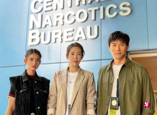 《肃战肃绝》由洪凌（左起）、刘子绚、陈泂江主演。
