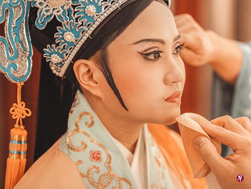 《梁祝蝶缘》在歌颂爱情的架构上再创造，人物更添血肉，图为饰演祝英台的蔡欣恩。（主办单位提供）