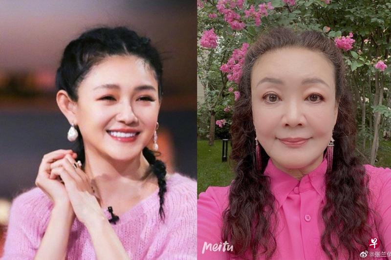 大S（左）宣布再婚后，前婆婆张兰开直播时，频频被问及相关话题。（互联网）