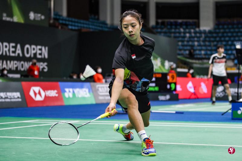 杨佳敏昨天在韩国羽毛球公开赛女单首圈赛中旗开得胜，今天将与次号种子、韩国的安洗莹争夺复赛权。（Badmintonphoto提供）