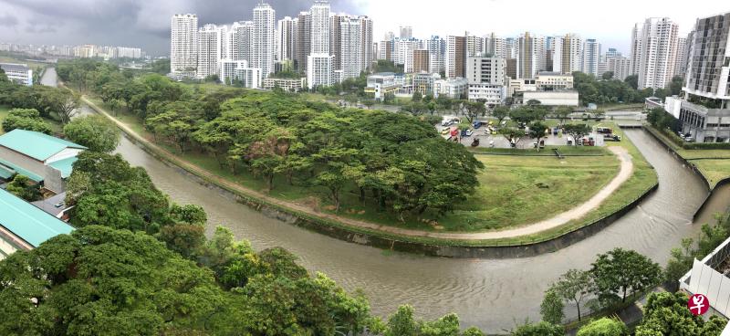 翻沙水道旁的林地是连接周遭生态环境的重要一环，打造生态走廊可保留部分林地。（档案照片）