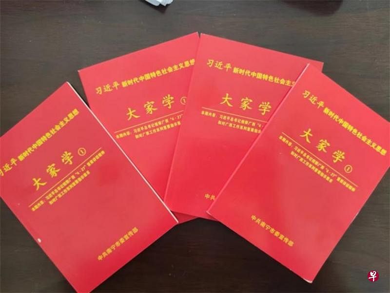 中共南宁市委宣传部今年2月底编印了《习近平新时代中国特色社会主义思想“大家学”》系列的“口袋书”。（互联网）