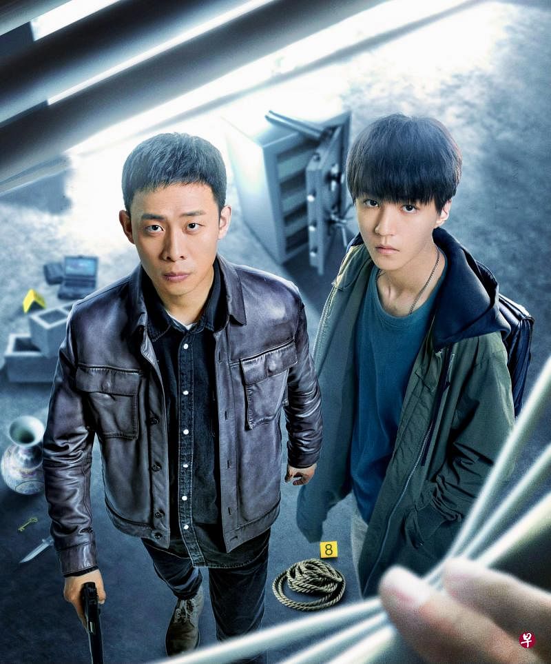 《重生之门》由白玉兰视帝张译（左）和人气少年组合TFBoys的王俊凯（右）主演。（图片由优酷提供）