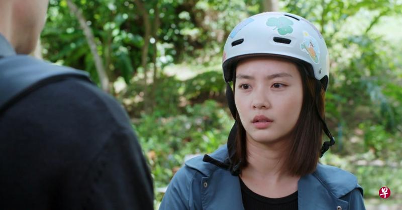 黄暄婷于《寄生》的角色外表冷酷，与《过江新娘》的“芳草”截然不同。（新传媒提供）