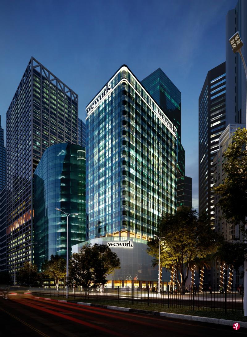共用工作空间业者WeWork在哥烈码头21号办公楼设立的第14个据点，将在7月启用。（WeWork提供）