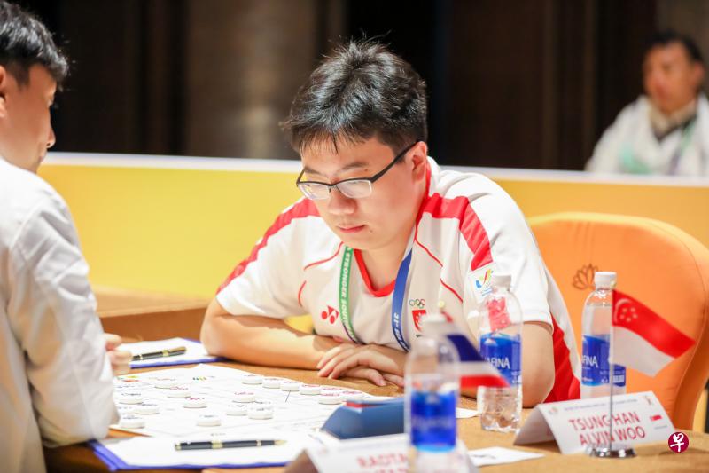 东运会今年首设象棋项目，吴宗翰为我国摘下男子象棋个人赛金牌。（体理会提供）