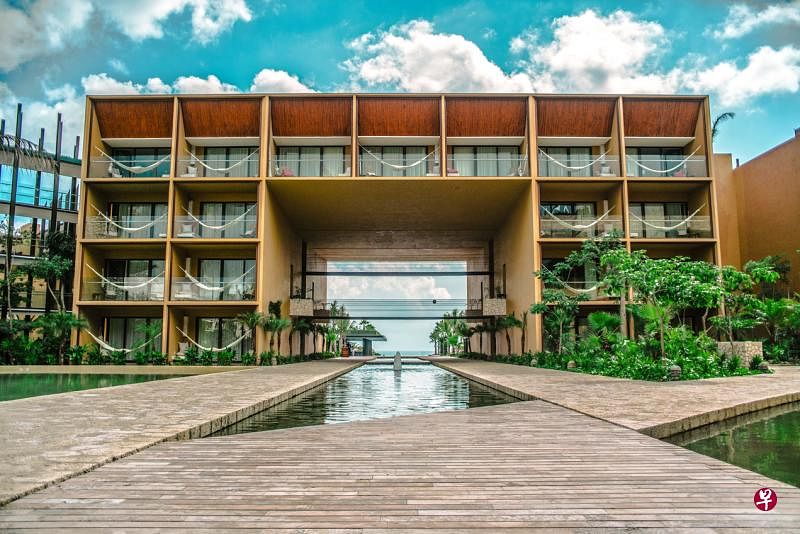  La Casa de La Playa酒店位于墨西哥著名的马雅河岸边。（Preferred Hotels & Resorts提供）