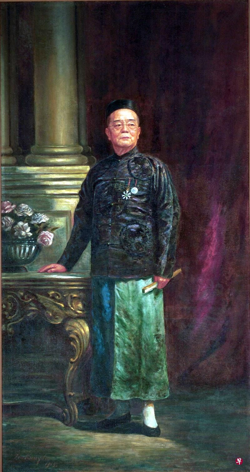 陈若锦1912年获得英国王室封赐爵士勋衔。（档案照片）