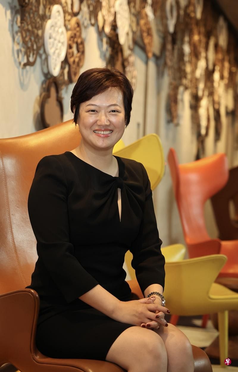 科兴控股香港总经理兼首席商业官杨光：新加坡有特别丰富的人才渠道，实验室的水平也相当高，可以做许多上游的研究。（邬福梁摄）