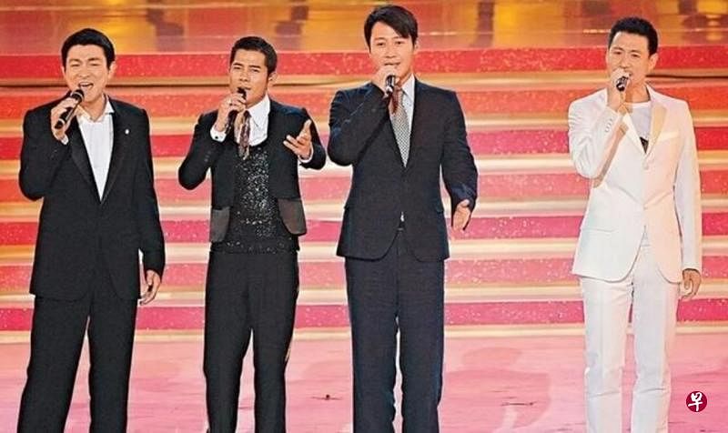 四大天王刘德华（左起）、郭富城、黎明与张学友有望再合体同台。（互联网）