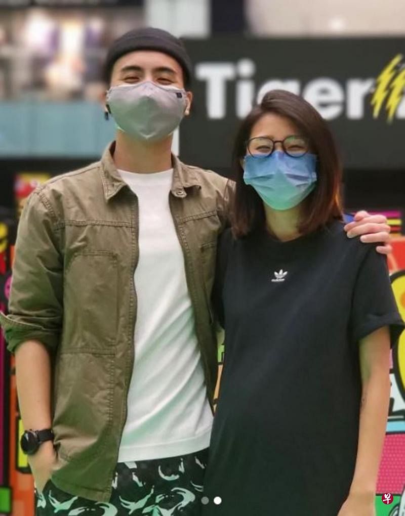 ↑何维健与太太期待宝宝9月出世。（艺人IG图）