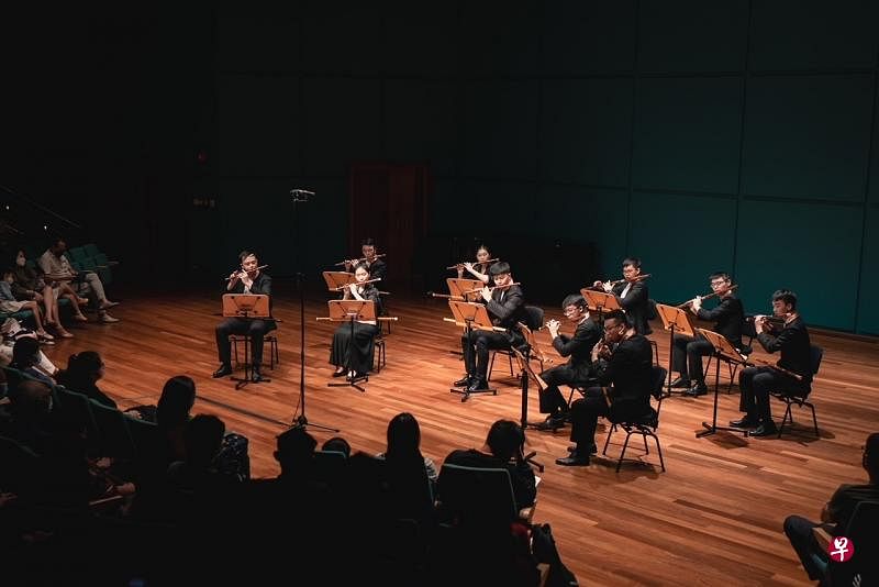 笛卡贝拉竹笛团的音乐会以本地作曲家及世界首演曲目为主。  （作者提供）