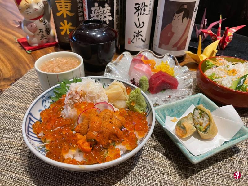 北海道大闸蟹午间套餐，品尝来自大海的瑰宝。（餐馆提供）