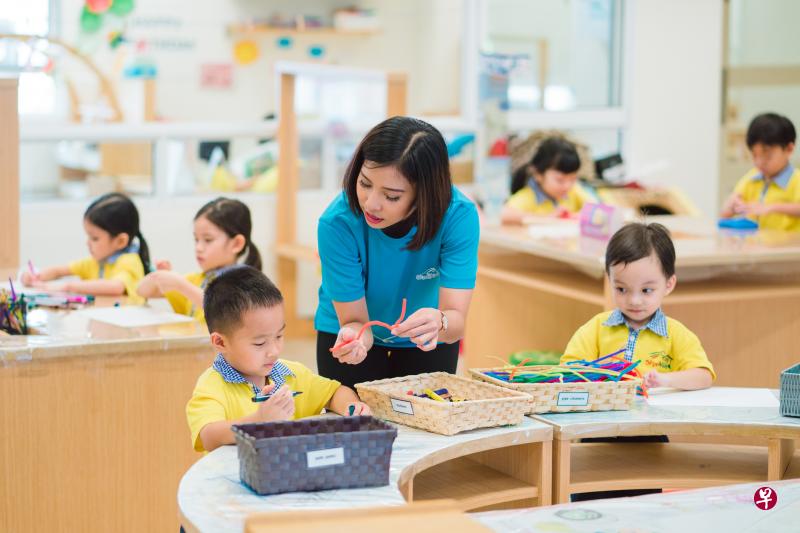 ▲科思达教育集团今年7月已经调高幼儿园教师的薪金，明年1月会再进行一次调整。（科思达教育集团提供）