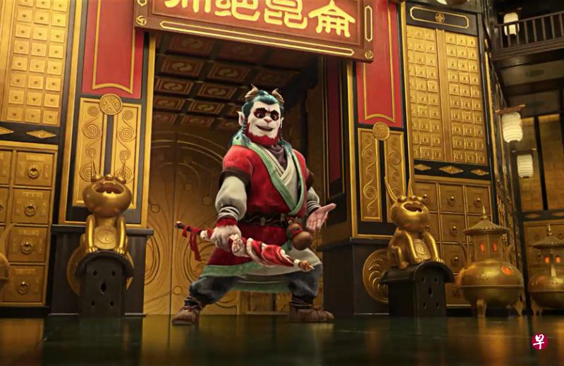 《山海经之再见怪兽》的神兽主角“白泽”，外形不像典型的英雄主角。（嘉华提供）