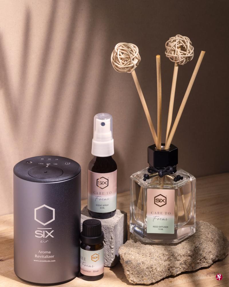 本地品牌Scent by SIX为护理系列推出三款新的香氛。（品牌提供）