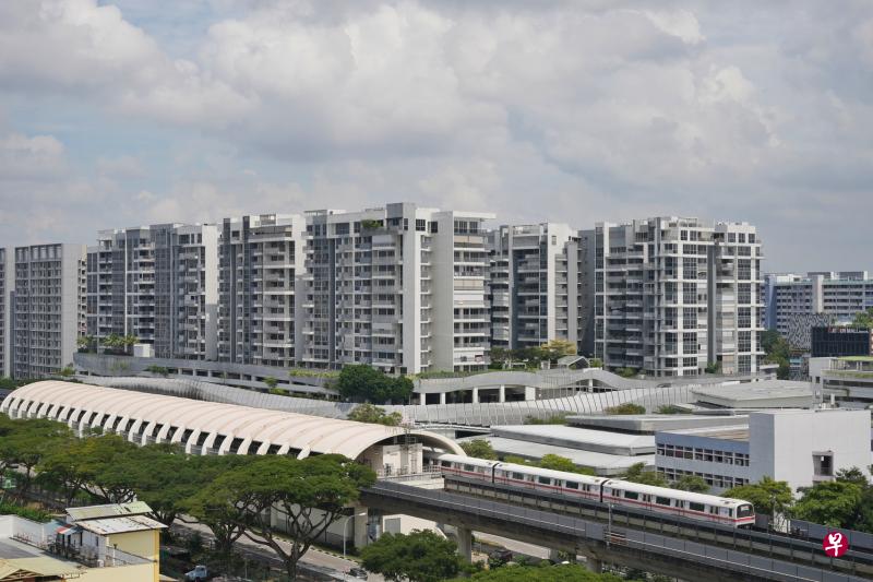 勿洛馨居是在2011年登场的商住综合项目，共有583个住宅单位。（谢智扬摄）