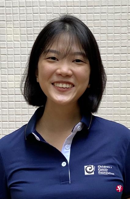方丽婷允许自己哭，适当地释放辅导患病儿童时面对的压力。（受访者提供）