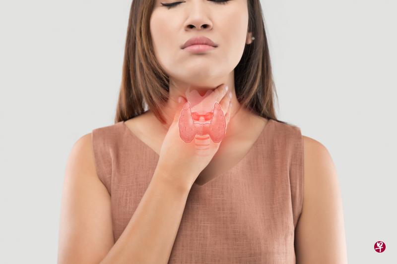 女性患上自身免疫性甲状腺疾病的可能性是男性的五倍。（iStock图片）