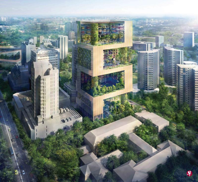 可持续发展是酒店行业转型蓝图2025的核心战略，将于明年开业的泛太平洋乌节酒店设有四个自然露台，并采用太阳能电池板、室内过滤水系统、食物残渣处理系统等多项环保技术。（泛太平洋酒店提供构想图）