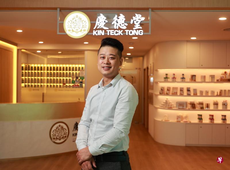 营运总监王俊亮希望庆德堂明年落实拓展海外市场的计划，把这个品牌带到国外。（唐家鸿摄）
