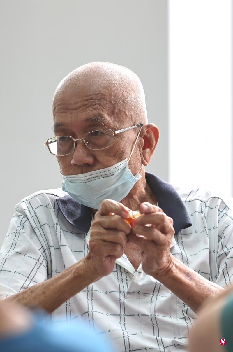 76岁被告陈石文。（庄耿闻摄）