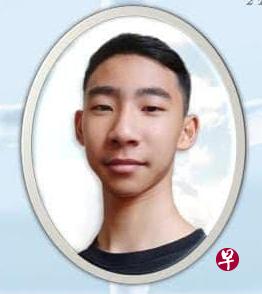 　朱勇瑆是个乖巧懂事的男生，最近的分流考试取得不错成绩。 （受访者提供）
