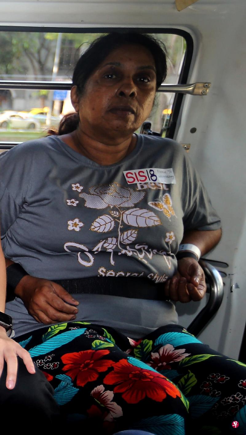 虐待女佣致死的女雇主的母亲普蕾玛，对女佣泼水、掌掴、拳打脚踢、用各种家庭用具暴打、扯头发甩动身体等多项恶举被住家电眼拍下。女儿被判入狱后，母亲也被控上法庭。（档案照片）