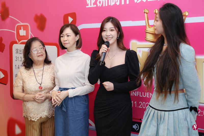 《网红》演员包括本地媒体人管雪梅（左起）、DJ陈丽仪、在金融界任职的孙媛媛与宋佳音。