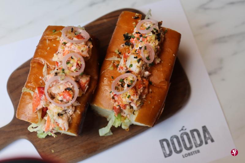 Dooda招牌龙虾堡“Bosster Lobster Roll”。（品牌提供）