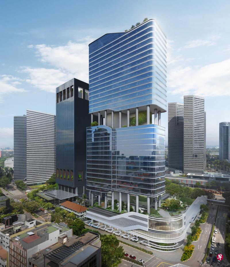 坐落在美芝路的邵氏大厦正在重建，工程预计于2025年完成，它是第一个在更高标准下，获得绿色建筑标志白金奖（超低能耗）认证的甲级商业建筑。（邵氏大厦产业提供）