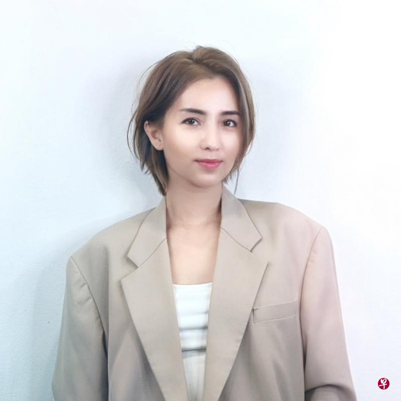 Bixie短发适合上班族，有利落感觉。