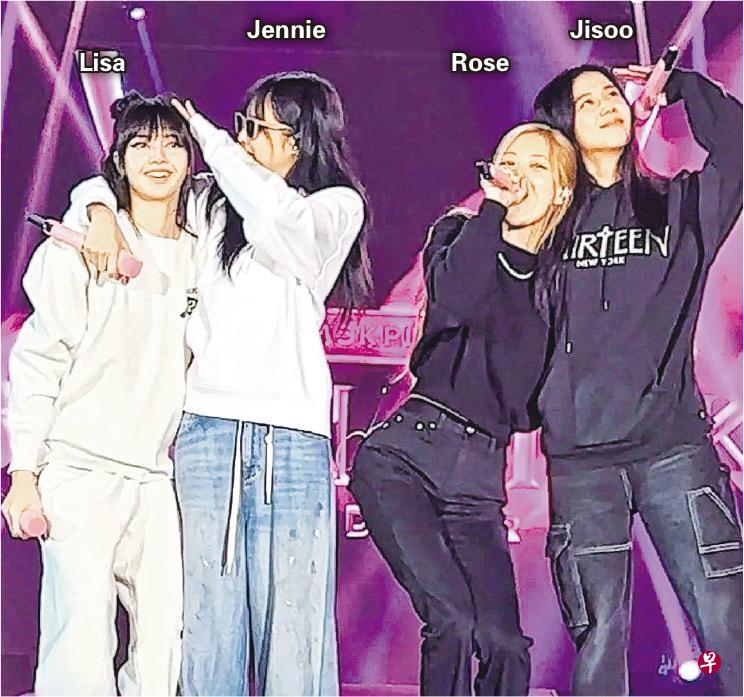 Blackpink抵港后赶到会场试音，持VIP门票的观众可优先欣赏。（互联网）