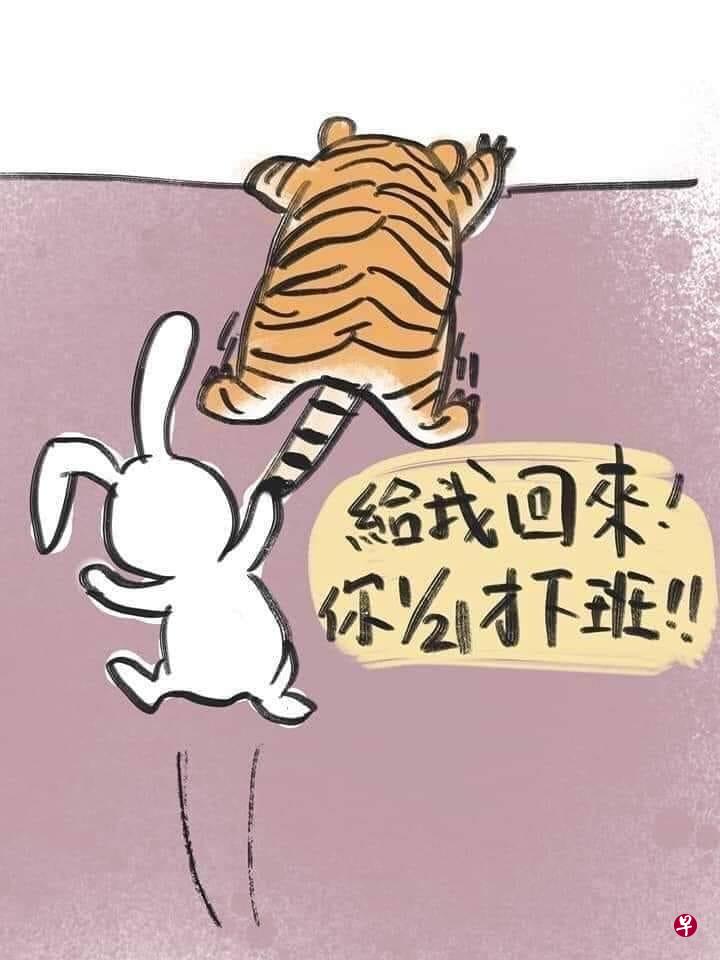 作者收到的新年图像，生肖应该根据农历新年。（互联网）