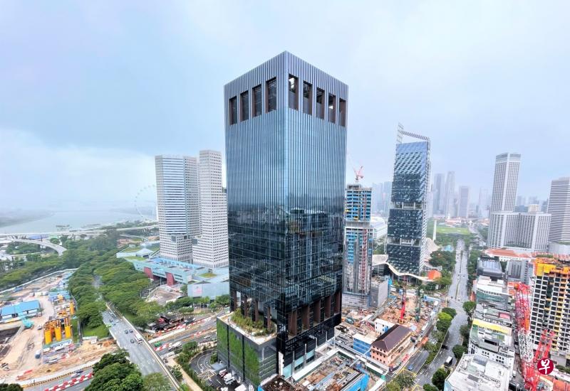 　综合发展项目国浩时代城30层办公楼取得临时入伙准证，其他设施预计今年陆续竣工。（国浩房地产提供）