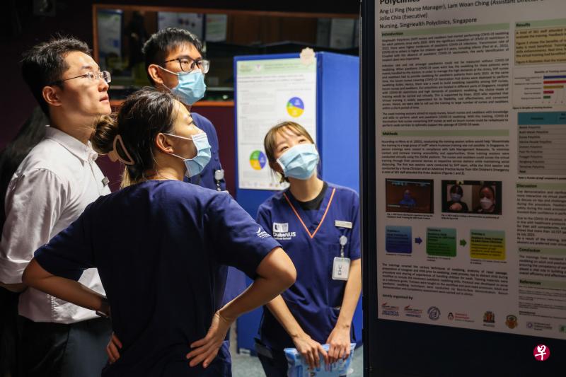 竹脚妇幼医院与新加坡妇产科学院联手制定的围产期心理健康指导方针，除了筛检，内容也包括心理健康知识、针对睡眠、饮食和体力活动等生活与行为方面的调整。（陈斌勤摄）