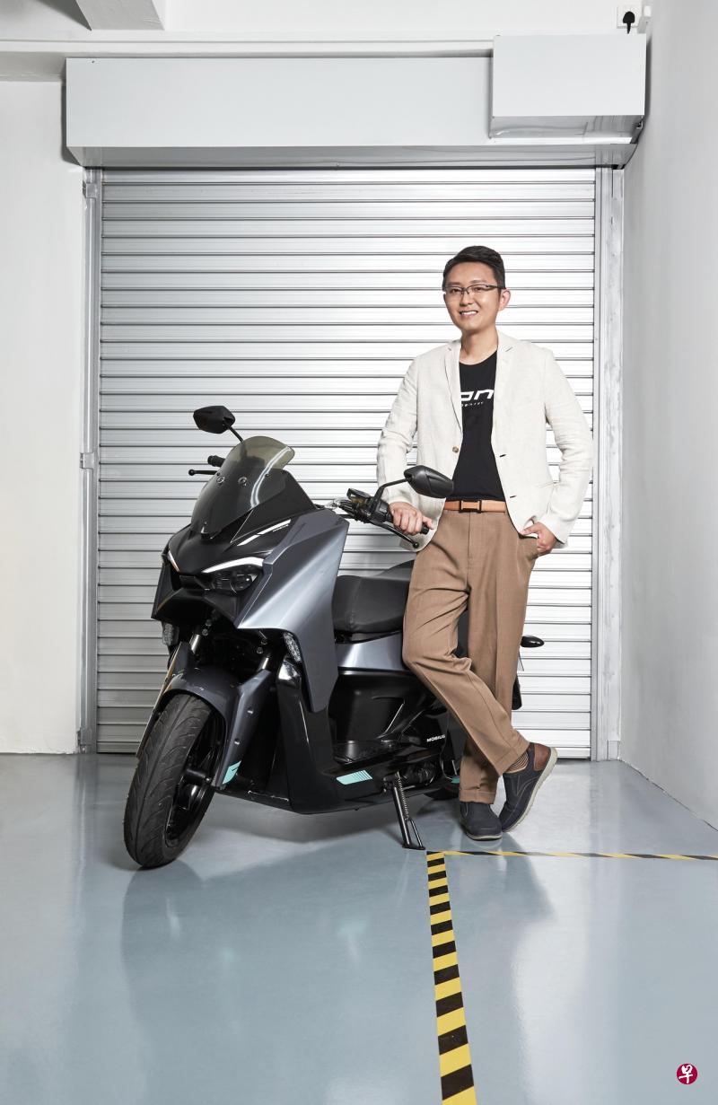 艾昂动力公司计划今年在印尼开始生产电动电单车。图为公司创办人陈亮宏。（档案照片）