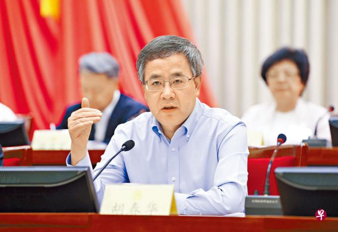 中国国务院副总理胡春华进入新一届全国政协委员名单，预计将出任副主席。（互联网）