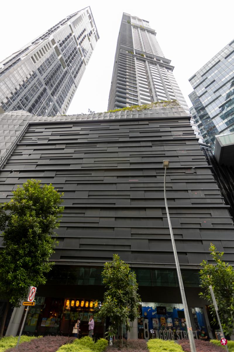 Skysuites@Anson在过去一年共签下225份租约，一卧房租约占比近30％，最高租金达每月4600元。（张思庆摄）