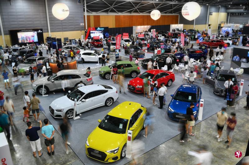 2022年CARS@EXPO汽车展销会上展示各式的车辆。（档案照片）