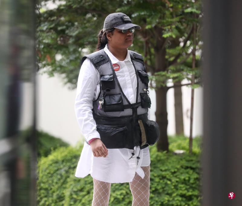 被告维克曼涉嫌在社交媒体撰写限时动态，指哈莉玛总统应该被上吊，如今在防止骚扰法令下加控。（海峡时报）
